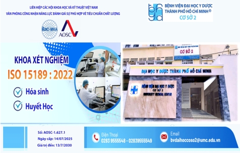 ​TIÊU CHUẨN ISO 15189:2022 - Bước tiến mạnh mẽ về năng lực chất lượng xét nghiệm theo tiêu chuẩn quốc tế.