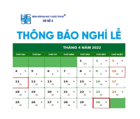 Thông báo Nghỉ Lễ
