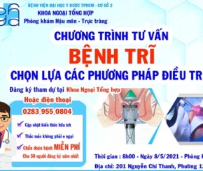 Chương trình tư vấn và khám bệnh miễn phí !
