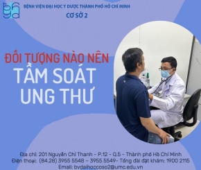 Tại sao nên tầm soát ung thư từ sớm?