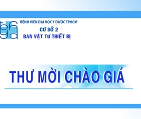 Thư mời chào giá: Tủ ấm